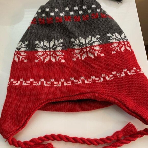 Cortland Wool Acrylic Winter Chullo Beanie Fleece Lined Cap Ear Flaps - Picture 5 of 5